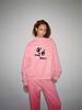 Trendy Women's Mid-High Collar Printed Sweatshirt - Casual, Fashionable, Versatile Long-Sleeve