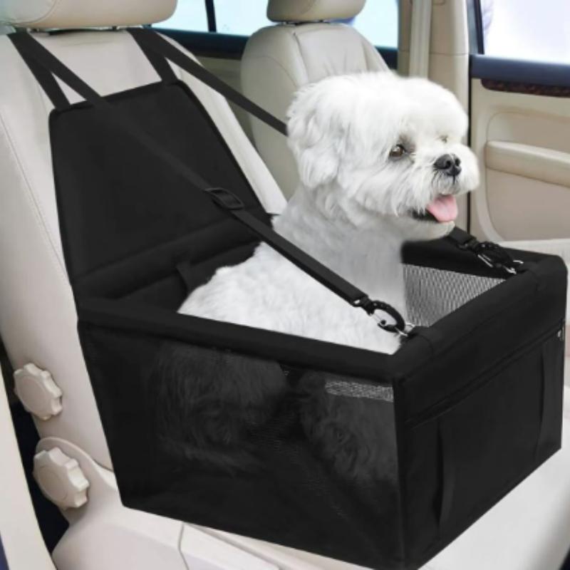 Durable Scratch Proof Dog Car Seat Pet Booster for Front Seat with Sturdy Safety Belt Foldable Stable Must Have for Puppy Travel