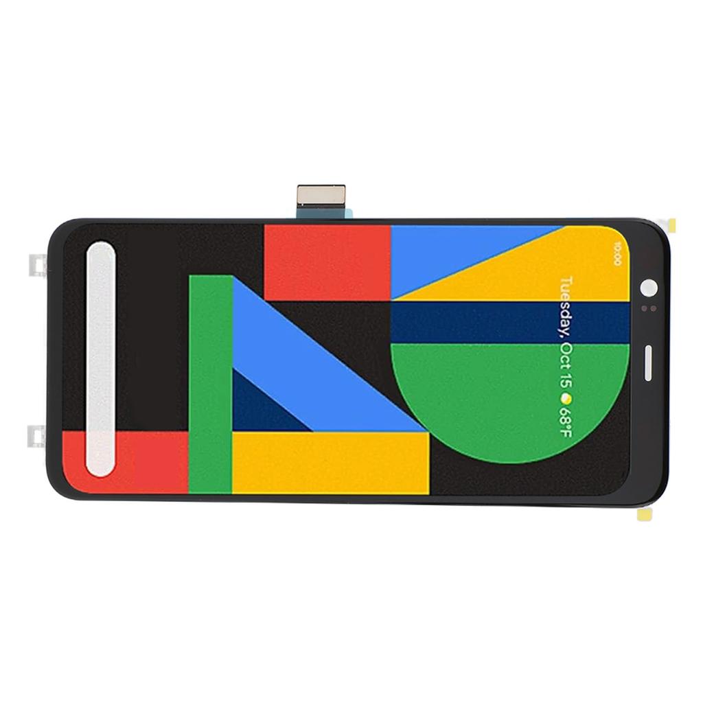 Screen Replacement for Pixel 4 G020I G020N G020M Touch Panel Digitizer Assembly with Tools Support Fingerprint