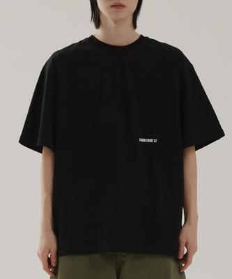 Konsenteu12 Martin Minimal Box Half T-Shirt Black