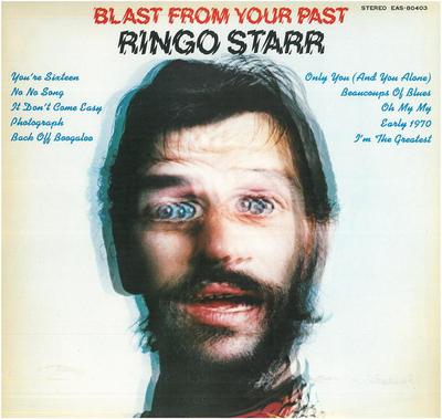 LP-Schallplatte RINGO STARR  Blast From Your Past EAS80403 APPLE 1975 Japan Rock Gebraucht