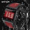 Reloj Deportivo Digital Impermeable Estilo Harajuku para Hombre Sanda - Unisex, Moderno, Diseño Simple y Cuadrado