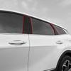 For Kia Sportage NQ5 Car Pillar Posts  Carbon Fiber Door Window BC-pillar Trim Stickers Protector Stick Decoration Accessories