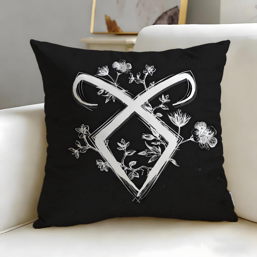 classic TV series Shadowhunters Cushion Cover Soft EasyWash Pillow Case Versatile for Couch Bed Travel and Office