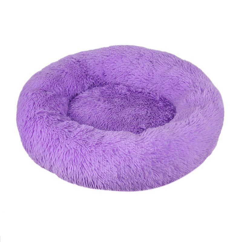 Plush Dog Cat Pet Calming Bed Soft And Comfy Cushion For Restful Sleep And Support