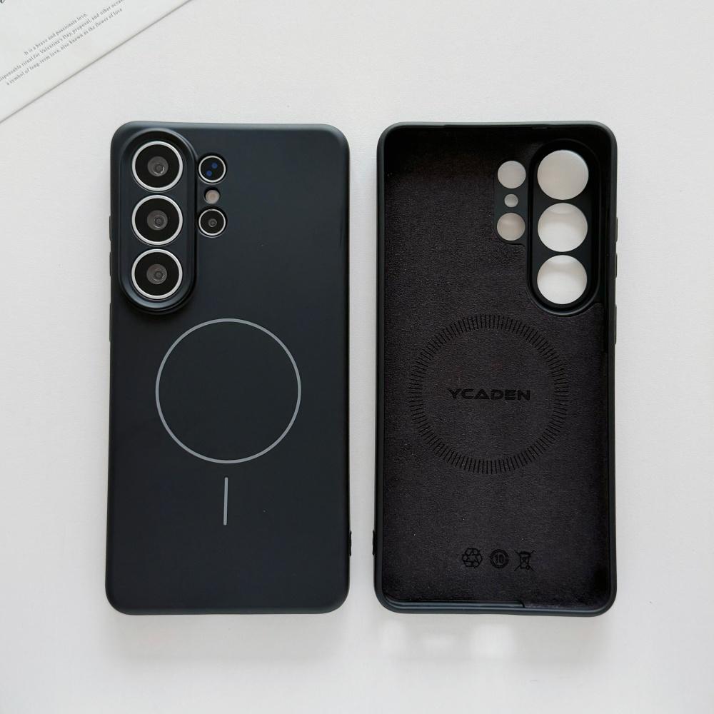 

Matte Soft Silicone For Magsafe Phone Case For Samsung S26 S25 S24 S23 S22 Plus Ultra Wireless Charge Magnetic Full Bumper Cover Galaxy S22 5G