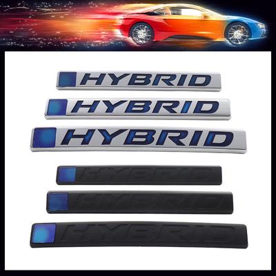 3D Premium HÍBRIDO para coche Aleta maletero Capó trasero Calcomanía Emblema Insignia Pegatina Accesorios