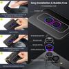 for Samsung Galaxy Z Flip 7 / 7 FE Flip 6 Flip7 Lens Protector - [Keep Original Shooting] HD 9H Tempered Glass Camera Metal Ring Protector Case Cover