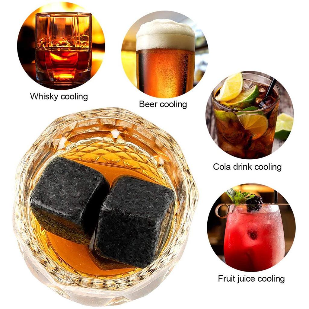 Whisky Stones and Glasses Gift Set Whisky Marble Stones Whisky Stones Glasses