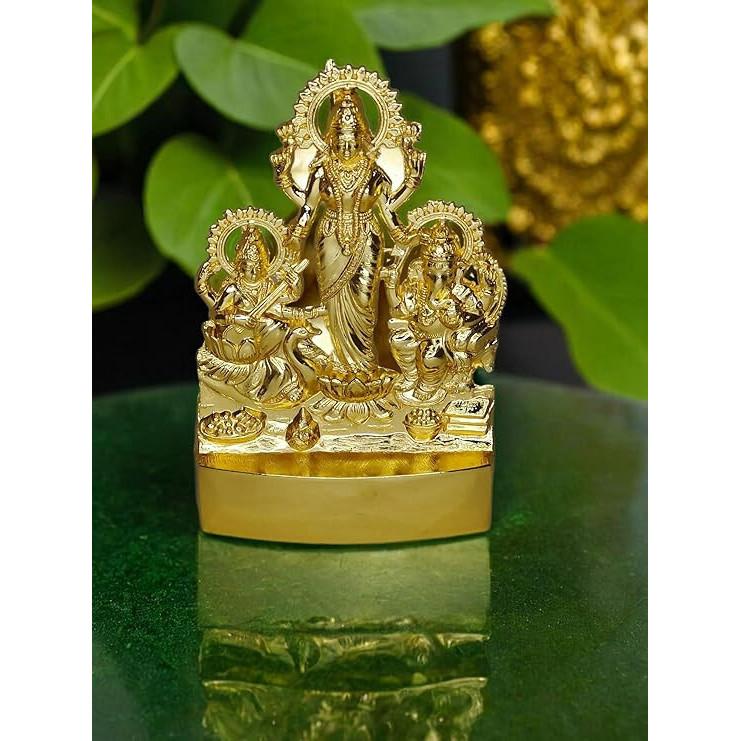 RSINC Laxmi Ganesh Saraswati Idol/Lakshmi Ganesh Saraswati Statue/Murti JL166849210975
