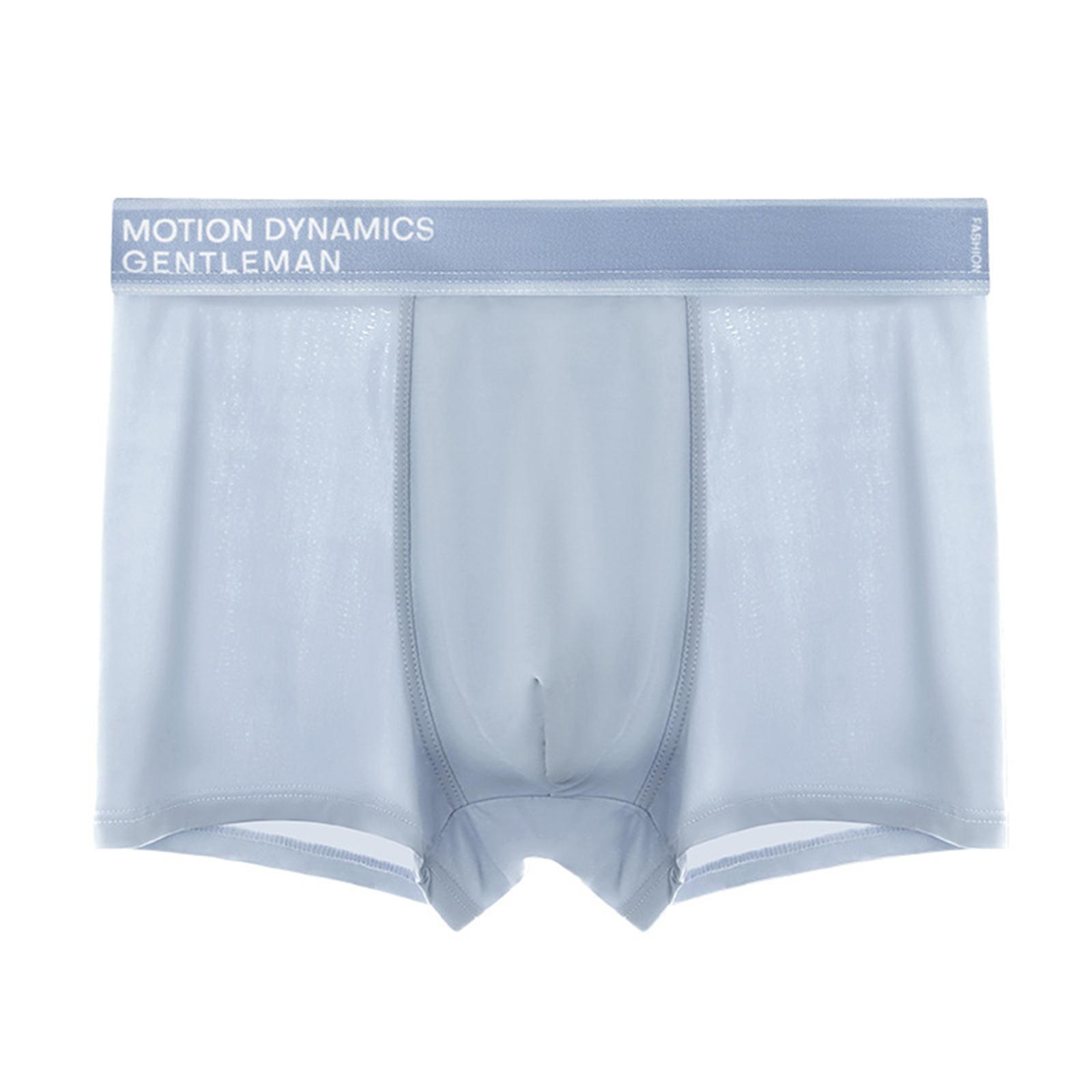 Men s Thin, Skin Friendly, Breathable Mid Waist Four Corner Underwear XXXXXL