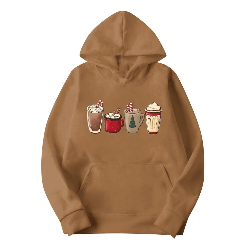 Herren Vintage Langarm Hoodie Bedrucktes Kapuzenpullover Oberteil