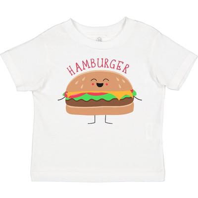 Inktastic Süßes Kawaii Hamburger Kleinkind T-Shirt Burger Pommes Cheeseburger Essen