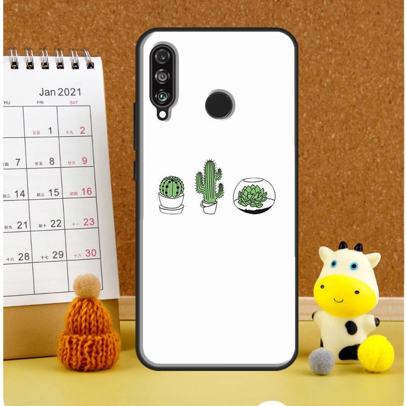 Cactus Succulent For Huawei Nova 12i 12s 7i 8i 11i 11 9 10 SE Y60 Y61 Y70 Y72 Y73 Y90 Y91 P30 P40 Lite Case
