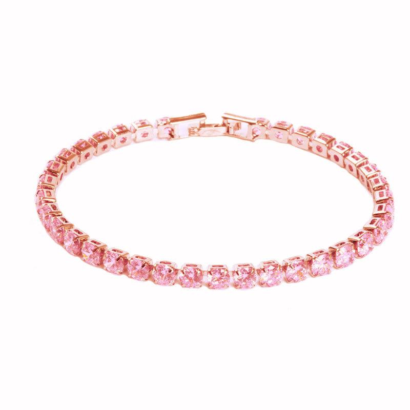 Hip Hop 4.0 Bracelet European and American Men's and Women's Jewelry Fashion Versatile Micro-inlaid Zircon Couple Bracelet