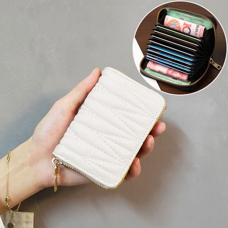 

Елегантний жіночий антимагнітний гаманець з кількома слотами для карток, відділенням для монет та ID-холдером 11*7.5*2cm