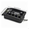 Guitar Preamp Audio Modifier Tuner Rotary Knobs Pickup Display Window Musical