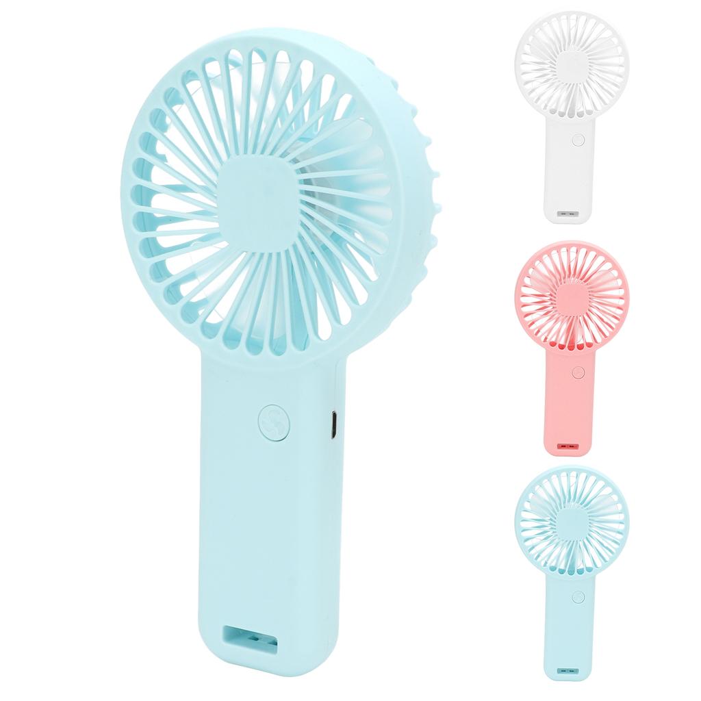 Handheld Fan Portable USB Charging Small Pocket Fan Battery Powered Mute Fan with USB Wire for Kids 