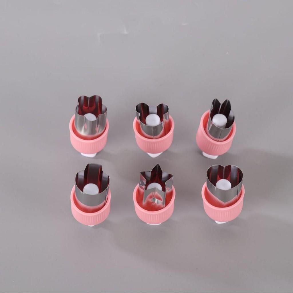 Stainless Steel Flower & Butterfly Fruit, Vegetable, and Cookie Cutter Mold Set