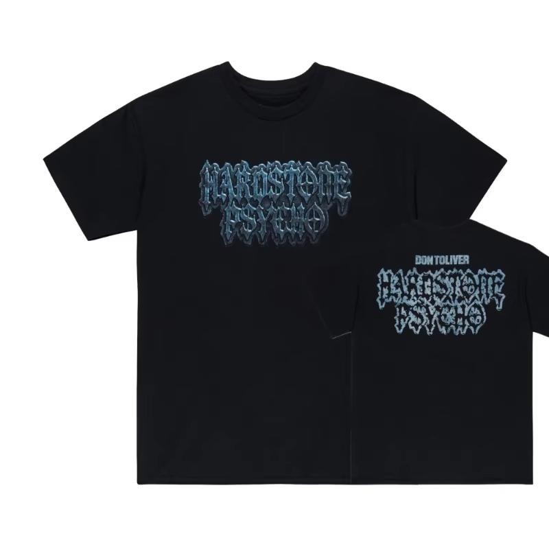 

Don toliver Hardstone Psycho album graphic 100cotton unisex shirt Summer Oneck Mens Y2k Hip Hop Short Sleeve Tshirt fan gift M