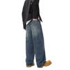 American Retro Washing Jeans Men's Street Hip-hop Handsome Wide-leg Trousers