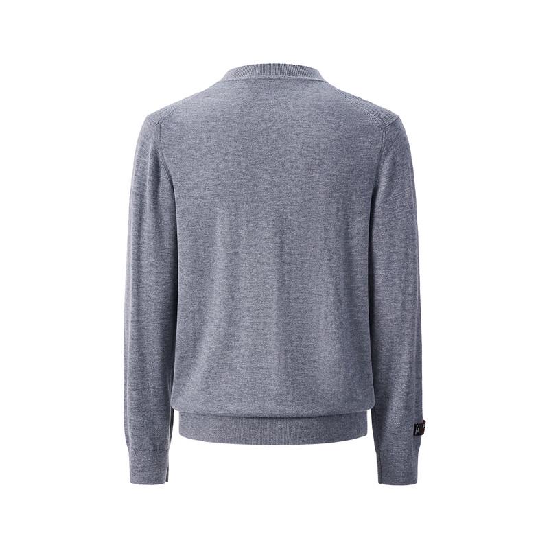 Giovanni Valentino Men's 100% Wool Crew Neck Sweater