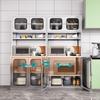 WEZHO Stainless Steel Kitchen Storage Sideboard CN Plug (adapter Included)