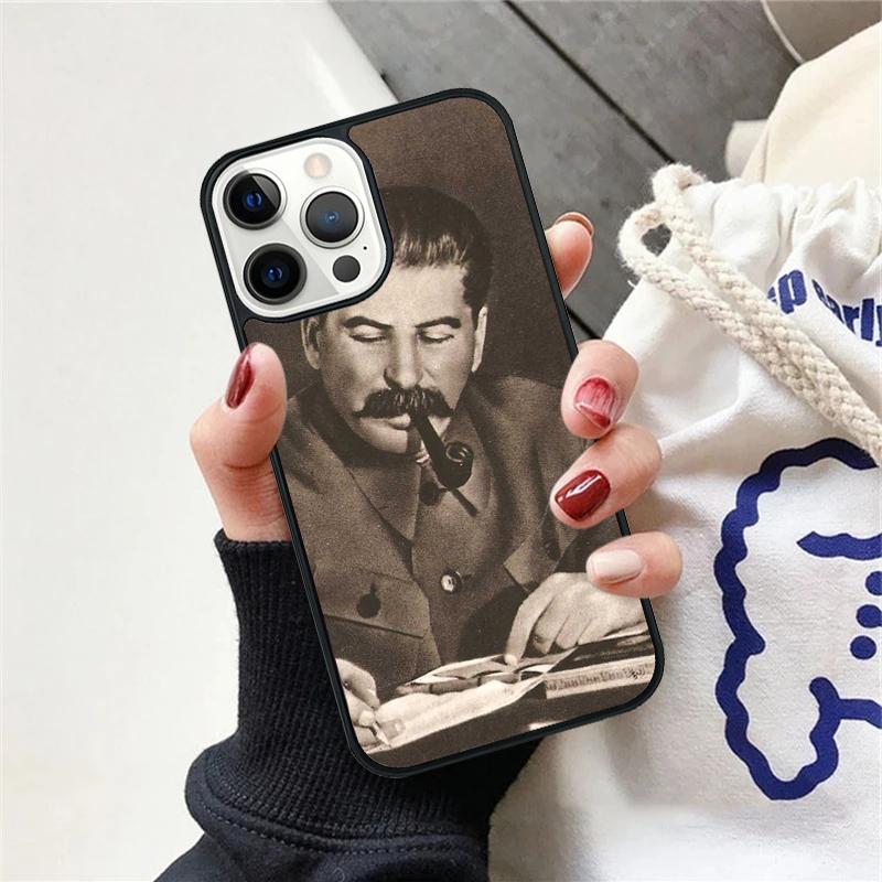 Stalin Soviet Phone Case For iPhone 17 Air 15 16 Cover 11 13 14 Pro Max 12 Plus Max Fundas