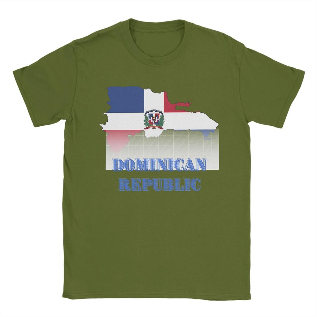 Vintage T Shirt Summer Dominican Republic Trending T Shirts Cotton Tee Shirt for Couple Y2K Funny Wholesale Short Sleeve Tees