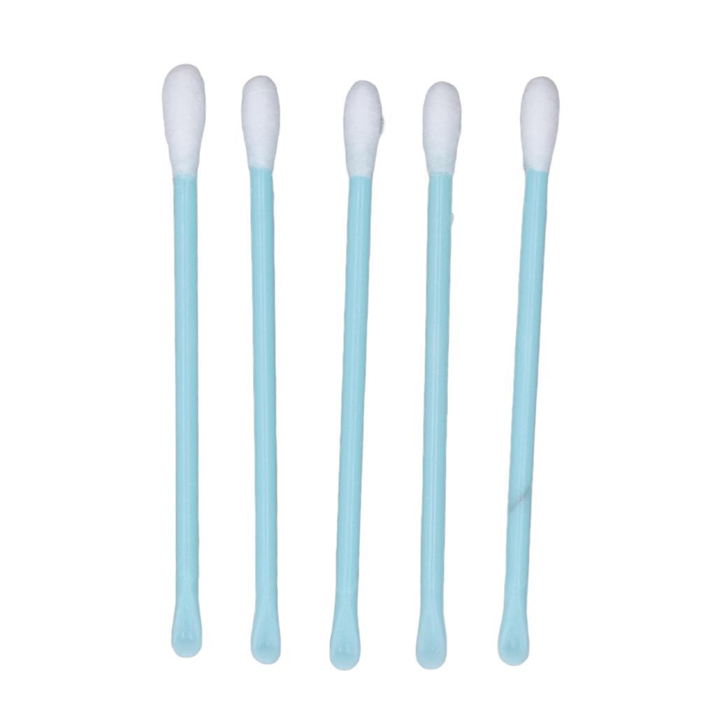 100PCS 2 in 1 Cotton Swabs Double Head Cleaning Ear Scoop Cotton Swab Disposable Makeup Remover Tool with Storage Box