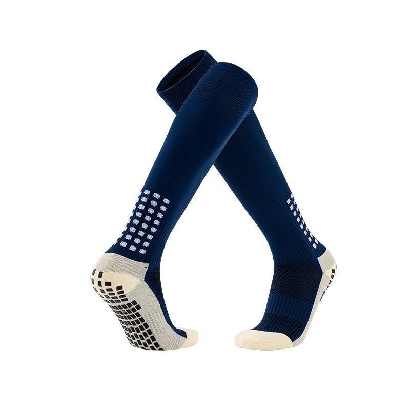 

Men s Non-slip Over-the-Knee Football & Basketball Socks with Thick Towel Bottom and Sweat-wicking Silicone Grip One Size [39-46] No Packaging