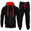 New Men's Casual Sweatshirt Suit Men's Slim Hip Hop Style Hoodie Suit
