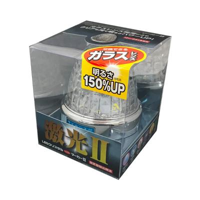 Japan Body Parts LSL-216W Truck Supplies, JB Super Light LED Crystal HP Marker 2, Clear/White, 12/24V Common Use