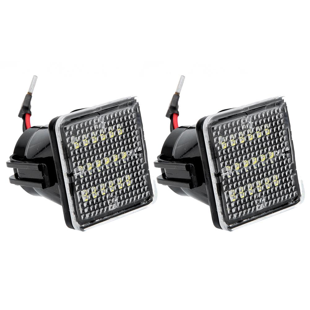 1 par 6000K 18 LED registreringsskyltsbelysning Passar för Toyota Tacoma 2016 2019 DC12V