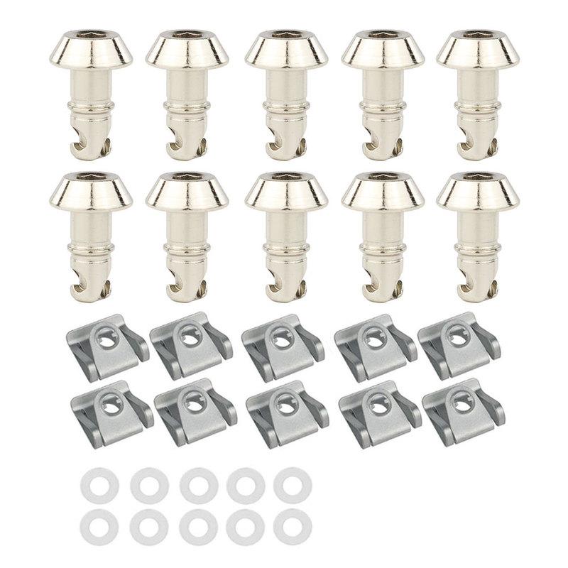 14MM 1/4 Quick Release Turn Race Fairing Fastener Universal Fit for Honda Yamaha Suzuki Kawasaki Ducati Aprilia Race Fairings