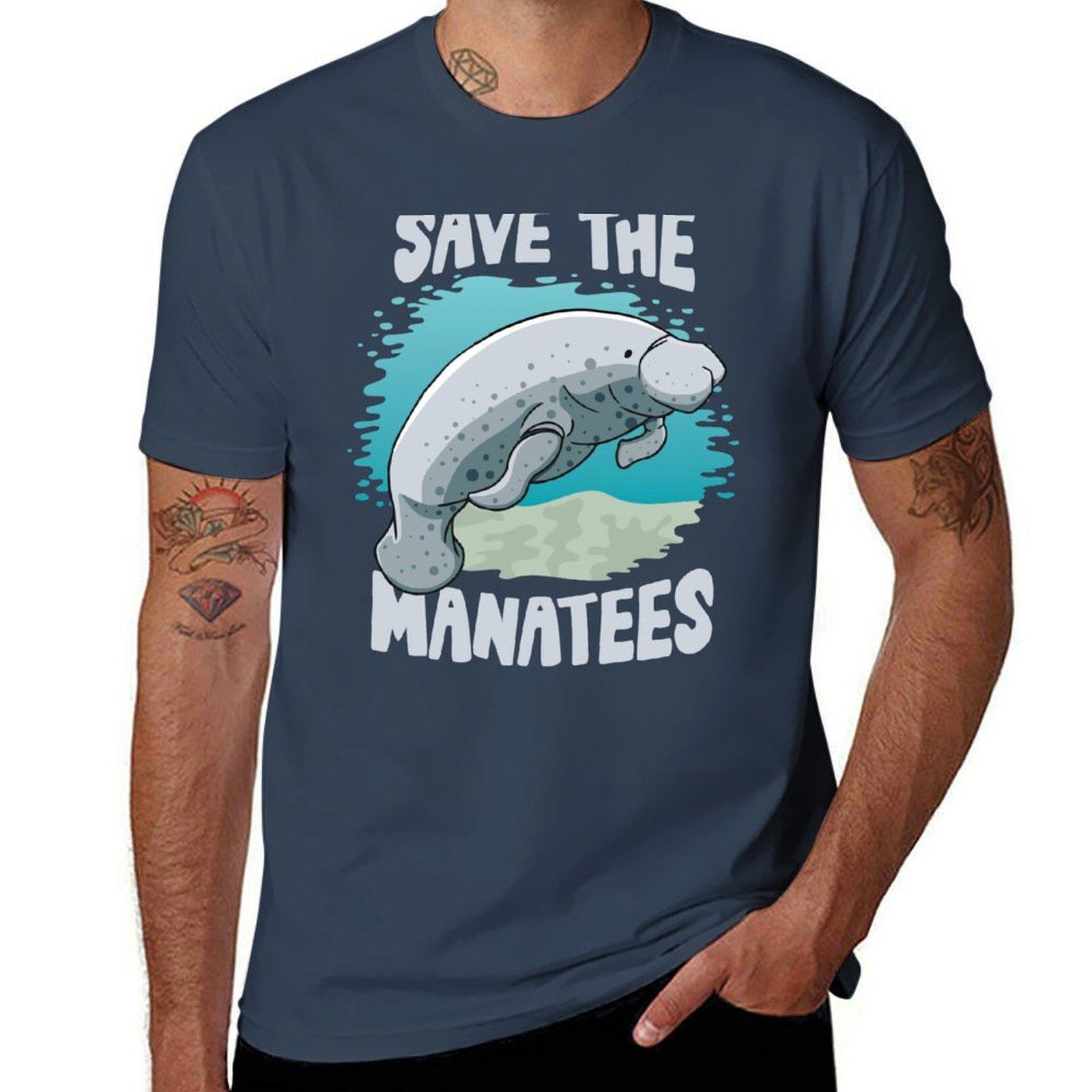 Save The Unisexatees Cartoon Gift Tshirt Minimalist Plain Crew Neck Tshirt S