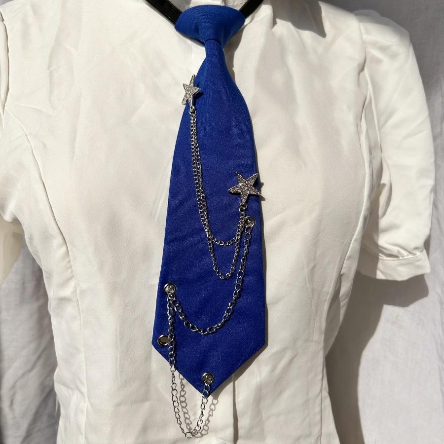 Stylish, Unique, Minimalist Performance Tie for Men and Women, No Knot Required, Buckle, Star Tie