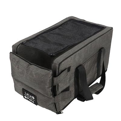 In einer Hundezeitschrift und unter Aufsicht eines Drive Box Drive Bed mit Bodenplatte Kleiner Hund Haustierträger Deckel [Veröffentlicht von Tierarzt] [LaLa-Pets] (Grau