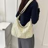 Large Capacity Canvas Shoulder Bag Korean Style Shopping Tote Bag Cartoon Crossbody Bag  Girl