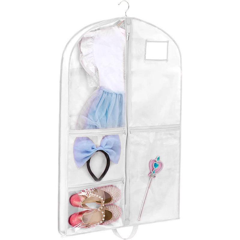 

Foldable Oxford Cloth Dustproof Bag for Children s Clothing - Travel Storage Solution белый