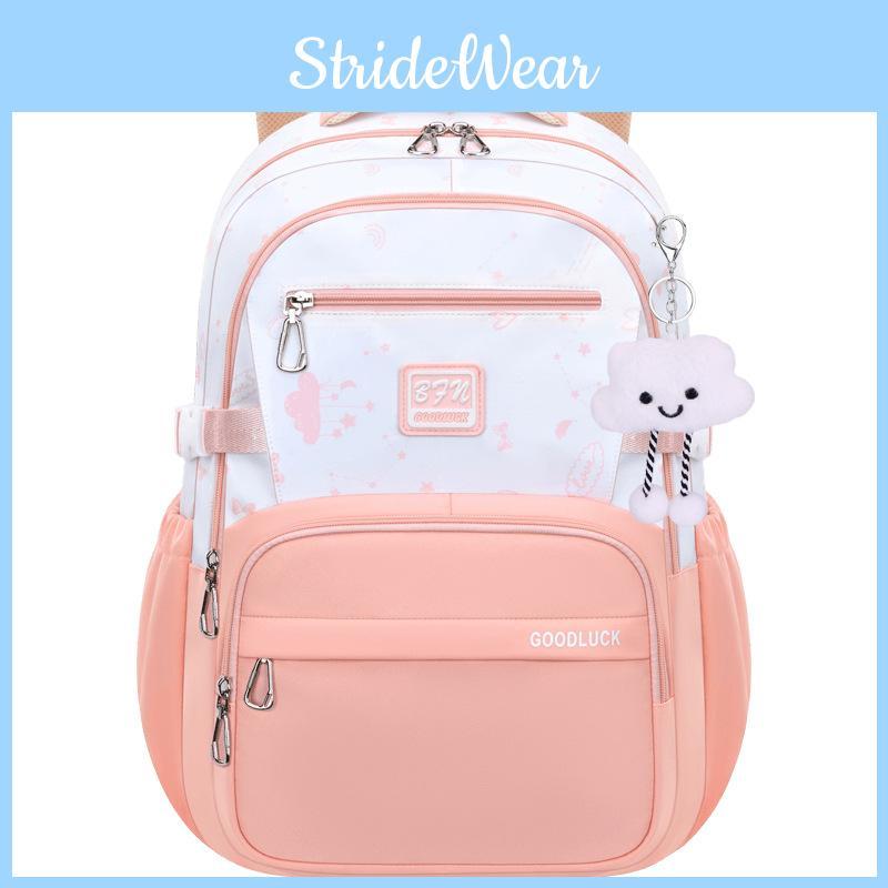 School Pendant Clouds Backpack Middle School Breathable Fabric Commuting Travel