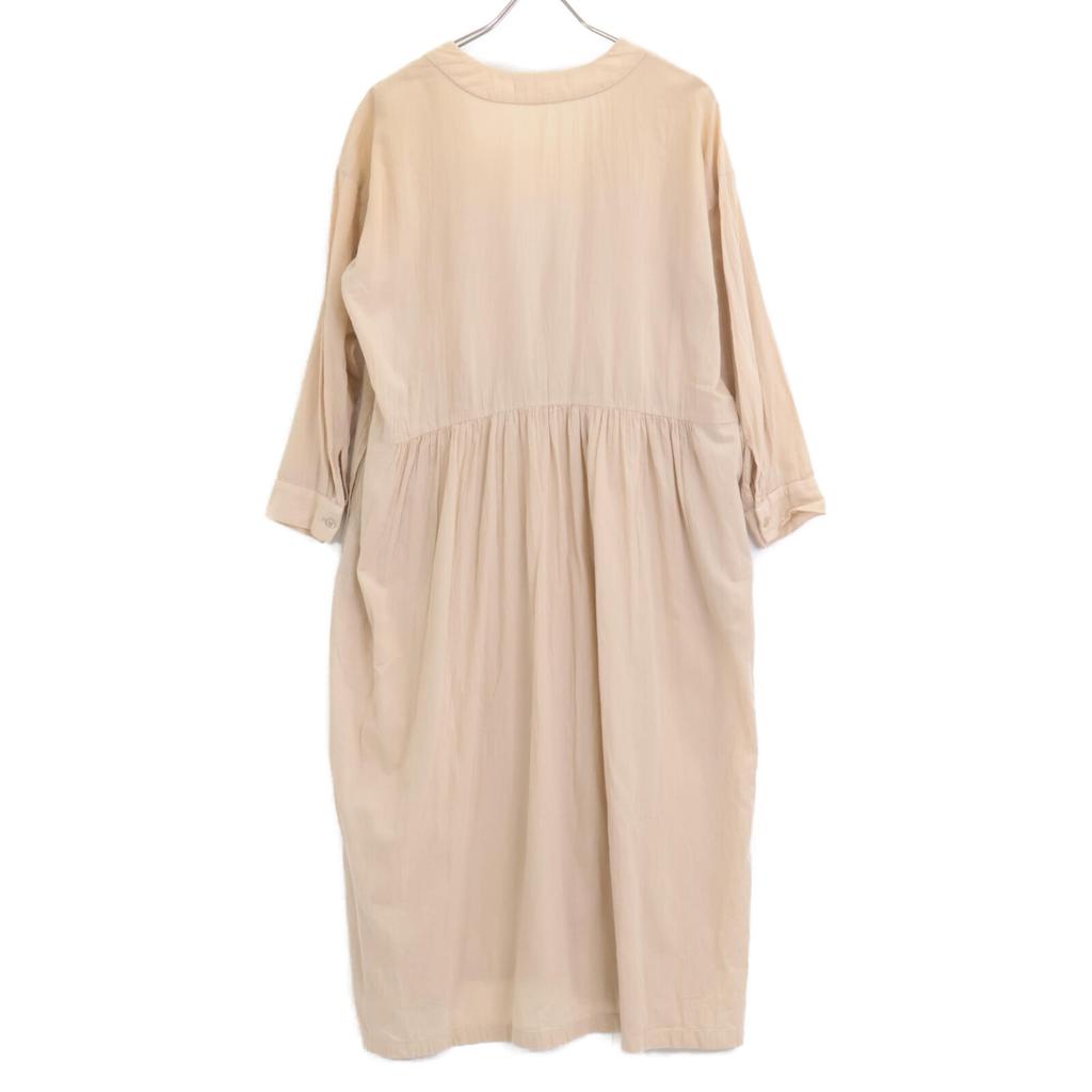 Evam Eva [22Stainless Steel] E221T077 Cotton One Piece Dress * There Is No Size Description. beigeUsed