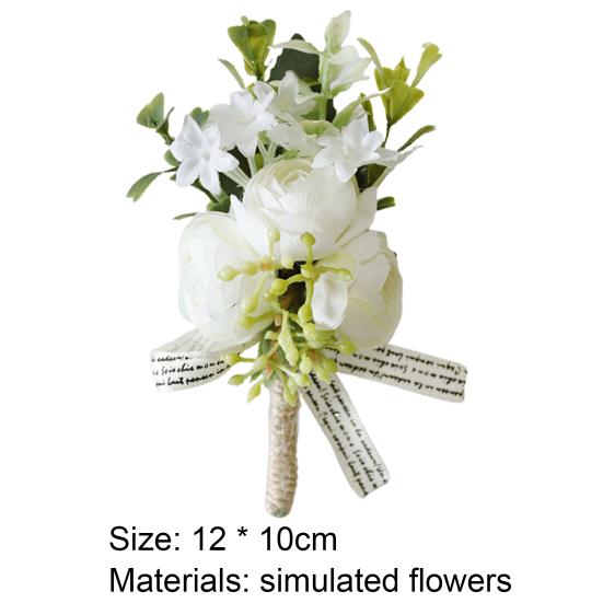 Decorative Corsage Elegant Lightweight Add Romantic Ambience Artificial Flower Wedding Supplies