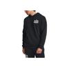 Under Armour Johnson Series Letter Print Fleece Hoodie Men Black 1380107-001