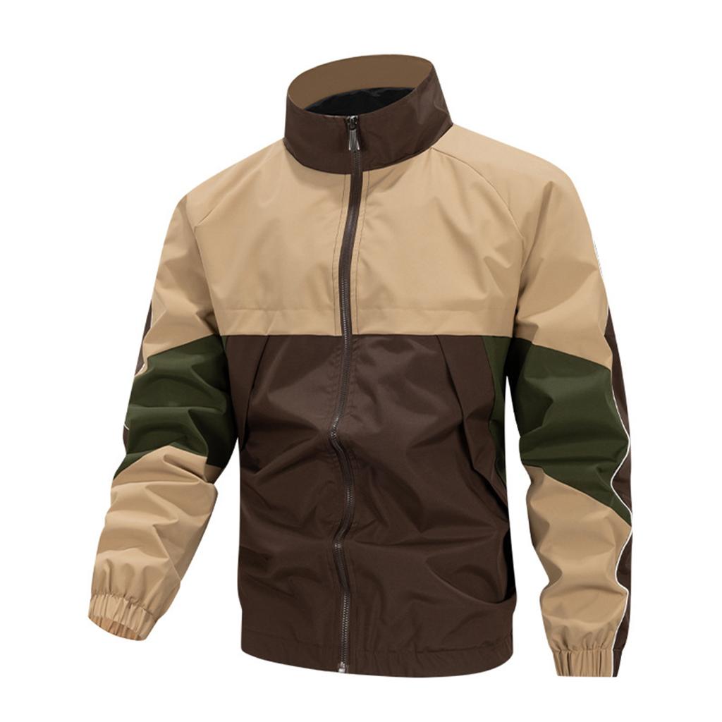Men'S Loose Jacket Fashionable Multi Pocket Jacket