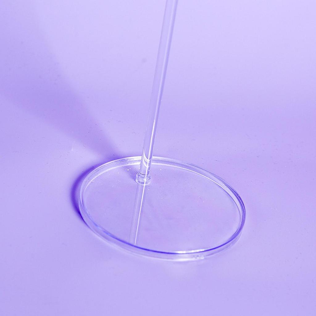 Doll Display Stand, Adjustable Stand Kids Toys Accessories, Transparent Rack for