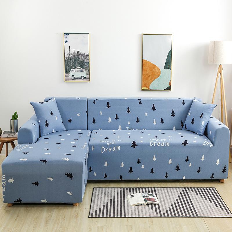 Elastic All-Inclusive Non-Slip Sofa Cover Sofa Slipcover Solid Color