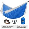Outdoor Camping Parachute Nylon Double Hammock - Oversized and Colorful