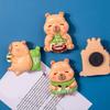 Lovely Capybara Fridge Magnet 3D Animal Decorative Sticker for Refrigerator Office Whiteboard Kitchen