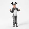Halloween graues Kostüm, Tier-Onesie für Kinder, Cartoon-Verkleidungskostüm